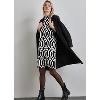 Street One Jacquard Shirt Dress Black