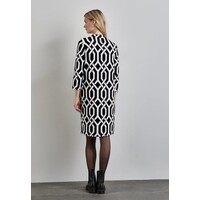 Street One Jacquard Shirt Dress Black