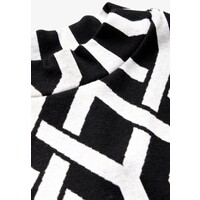 Street One Jacquard Shirt Dress Black