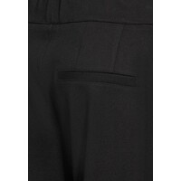 Street One Straight Leg High Waist Buttons Black
