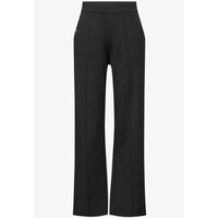 Street One Straight Leg High Waist Buttons Black