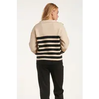 Smashed Lemon Sweater Sand Black