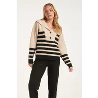 Smashed Lemon Sweater Sand Black