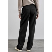 Street One Straight Leg High Waist Black