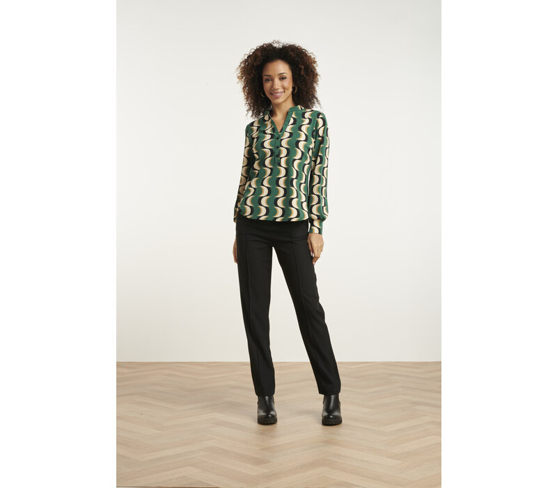 Smashed Lemon Blouse Travel Multicolour Petrol