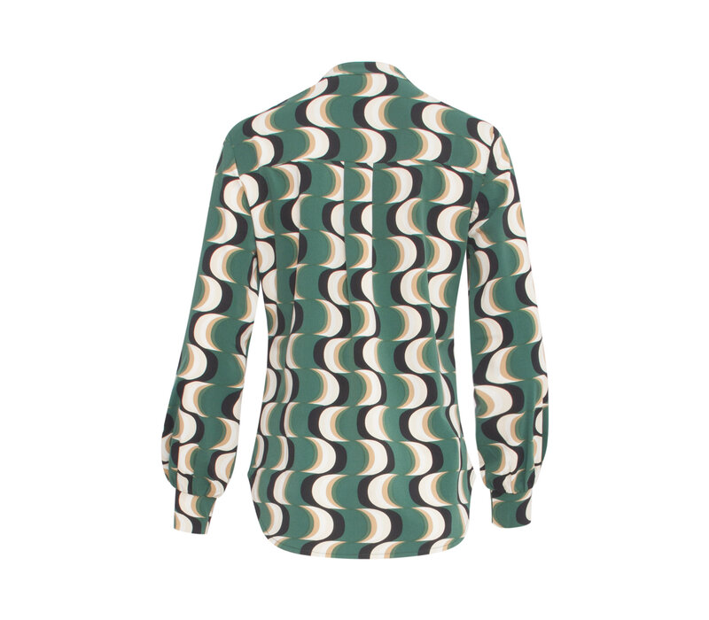 Smashed Lemon Blouse Travel Multicolour Petrol