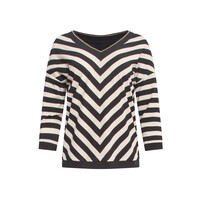 Smashed Lemon Top Strepen Off White Black
