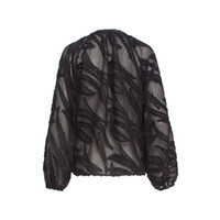 Smashed Lemon Blouse Zebra Black