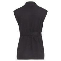 Smashed Lemon Knit Gilet Lurex Black
