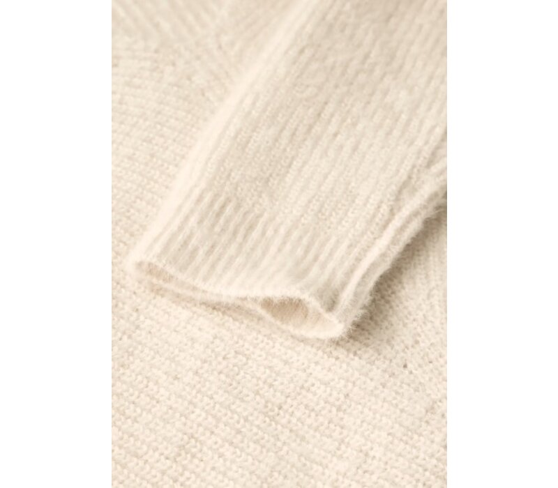 Street One Rib Structured Featheryarn Lucid White