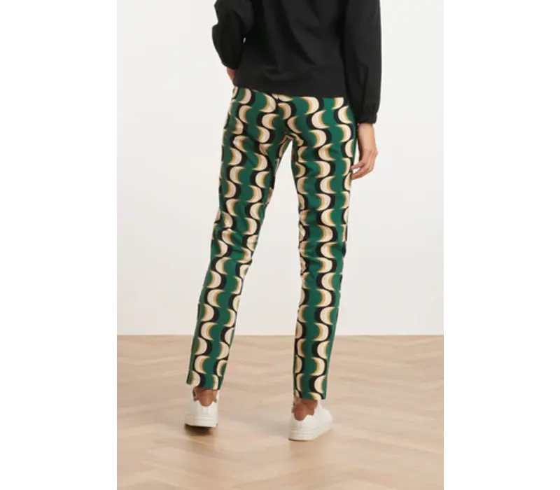 Smashed Lemon Pants Travel Multicolour Petrol