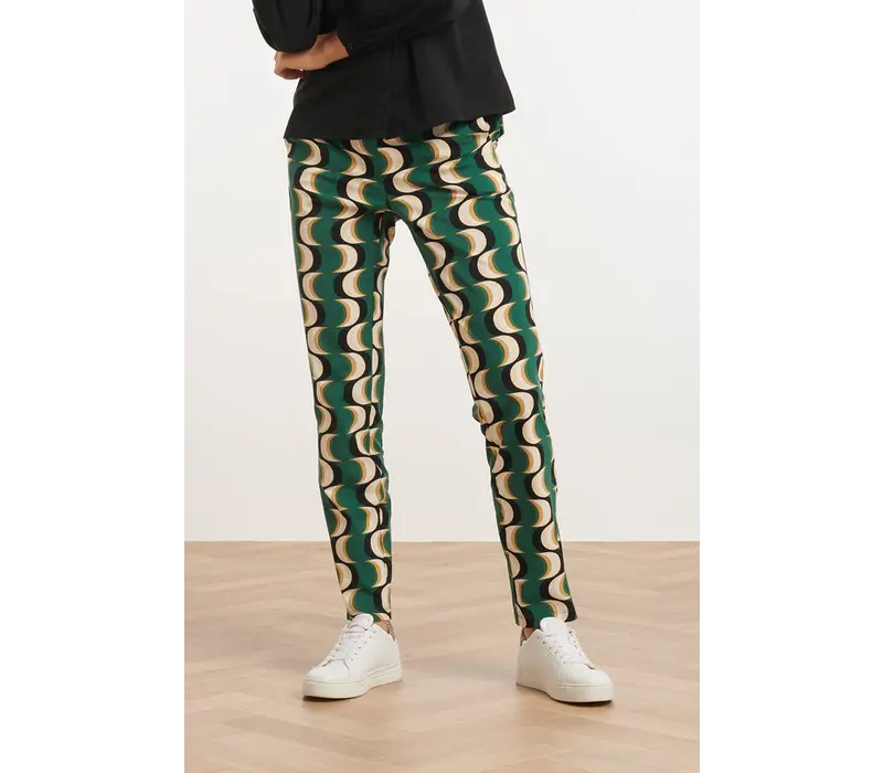 Smashed Lemon Pants Travel Multicolour Petrol