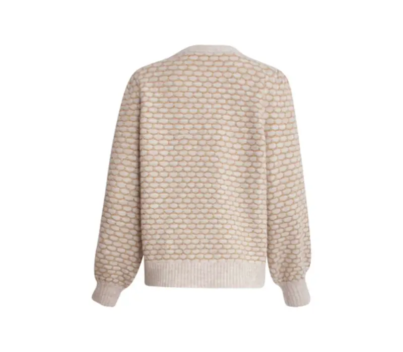 Smashed Lemon Knit Lurex Sand Gold