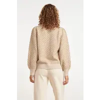 Smashed Lemon Knit Lurex Sand Gold