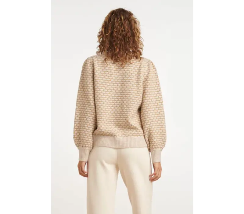 Smashed Lemon Knit Lurex Sand Gold