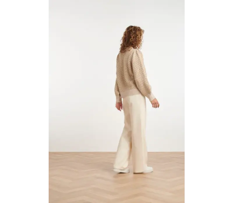 Smashed Lemon Knit Lurex Sand Gold