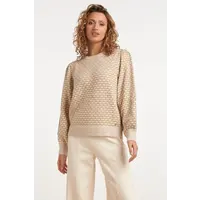 Smashed Lemon Knit Lurex Sand Gold