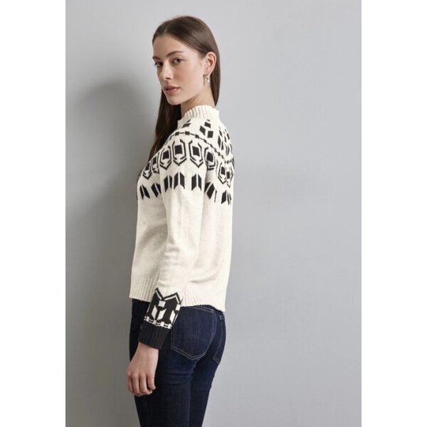 Street One Placed Jacquard Sweater  Street One Placed Jacquard Sweater