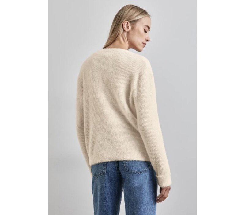 Street One Short Featheryarn Cardigan Lucid White