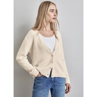 Street One Short Featheryarn Cardigan Lucid White