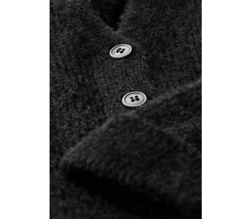 Street One Short Featheryarn Cardigan Black