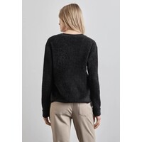 Street One Short Featheryarn Cardigan Black