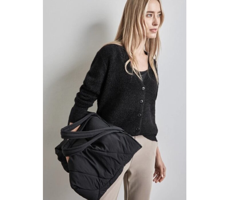 Street One Short Featheryarn Cardigan Black