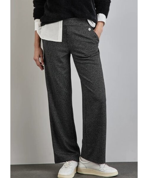 StreetOne Street One Straight Leg High Waist Melange