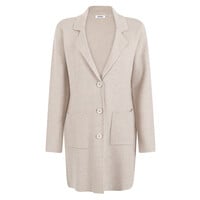 Zoso Knitted Cardigan Greige