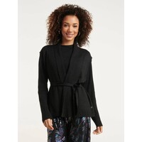 Smashed Lemon Knit Gilet Lurex Black