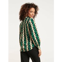 Smashed Lemon Blouse Travel Multicolour Petrol