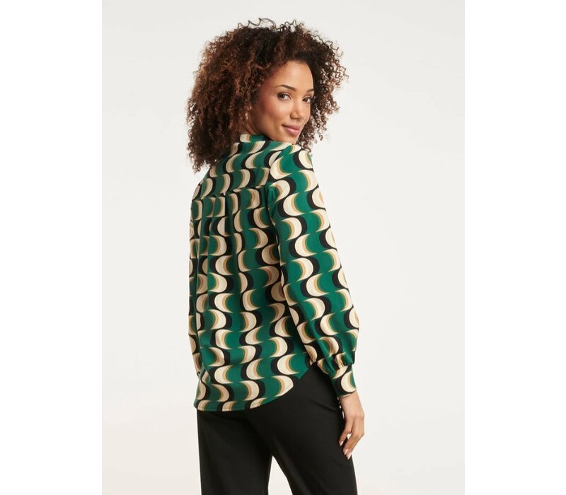 Smashed Lemon Blouse Travel Multicolour Petrol