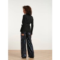 Smashed Lemon Knit Gilet Lurex Black