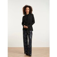 Smashed Lemon Knit Gilet Lurex Black