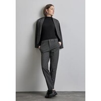 Street One Basic Rollneck Ribbed Black