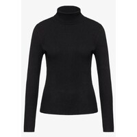 Street One Basic Rollneck Ribbed Black