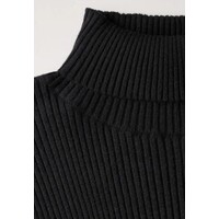 Street One Basic Rollneck Ribbed Black