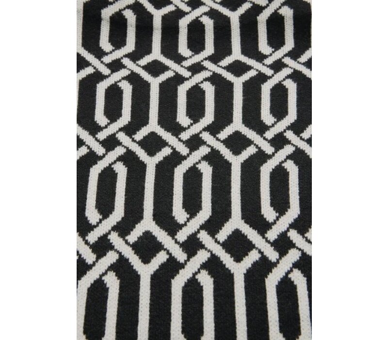 Street One Graphical Jacquard Sweater Black