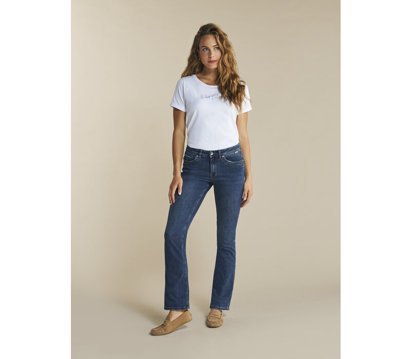 Red Button Babette Denim Flair Darkstone