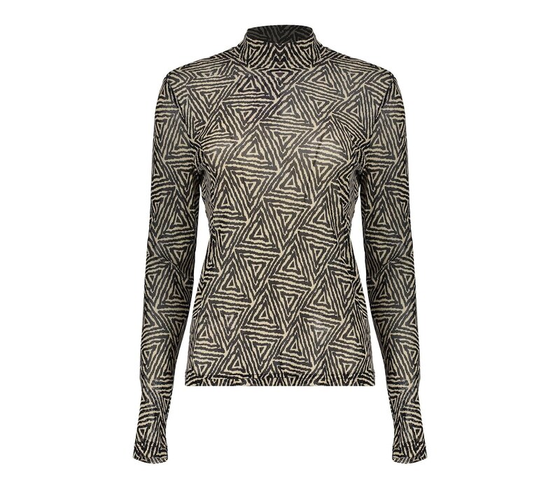 Geisha Top Mesh Sand