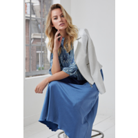 Helena Hart Top Knot Print Wax Blauw