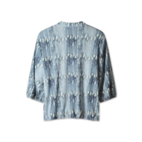 Helena Hart Top Knot Print Wax Blauw