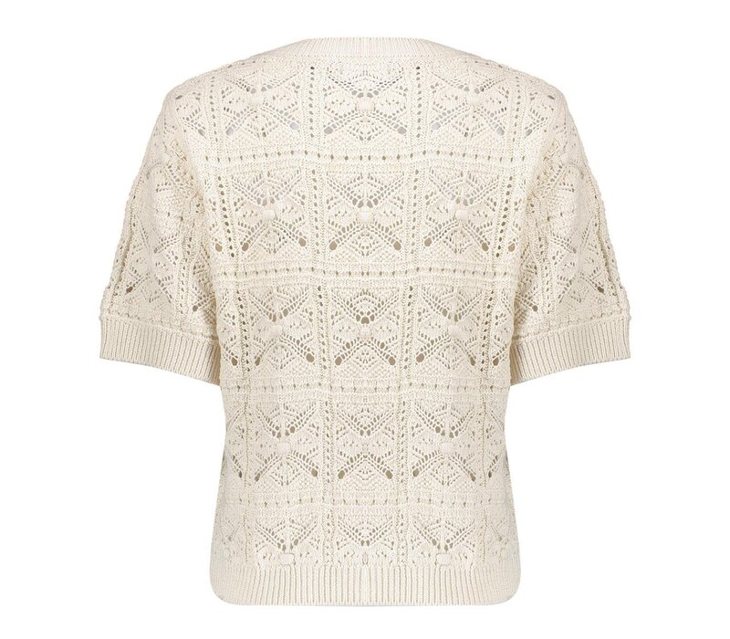 Geisha Pullover Crochet Light Sand