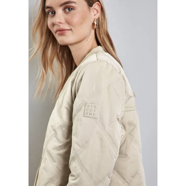 Street One Diamond Quilt Bomber Jacket 