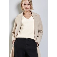 Street One Cosy V-Neck Sweater Lucid White