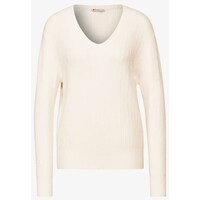 Street One Cosy V-Neck Sweater Lucid White