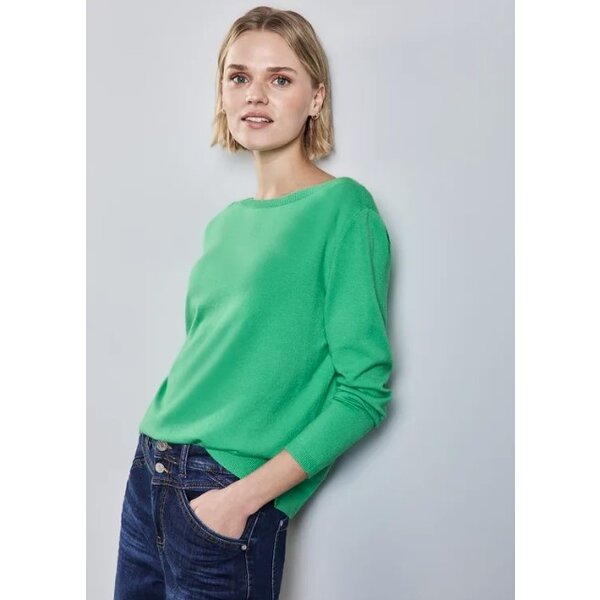 Street One Cosy Boothals Sweater 