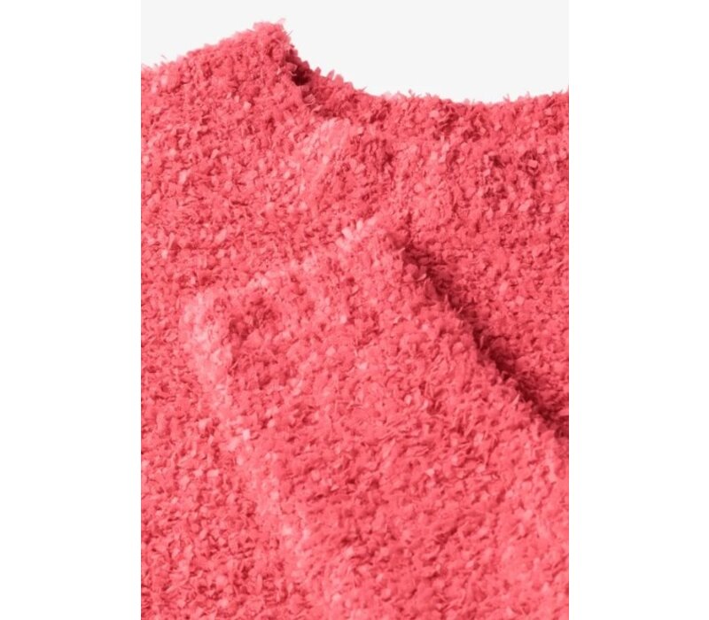 Street One Fancy Round Neck Sweater Sugar Coral