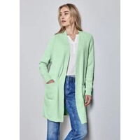 Street One Long Easy Cardigan Milky Green Melange