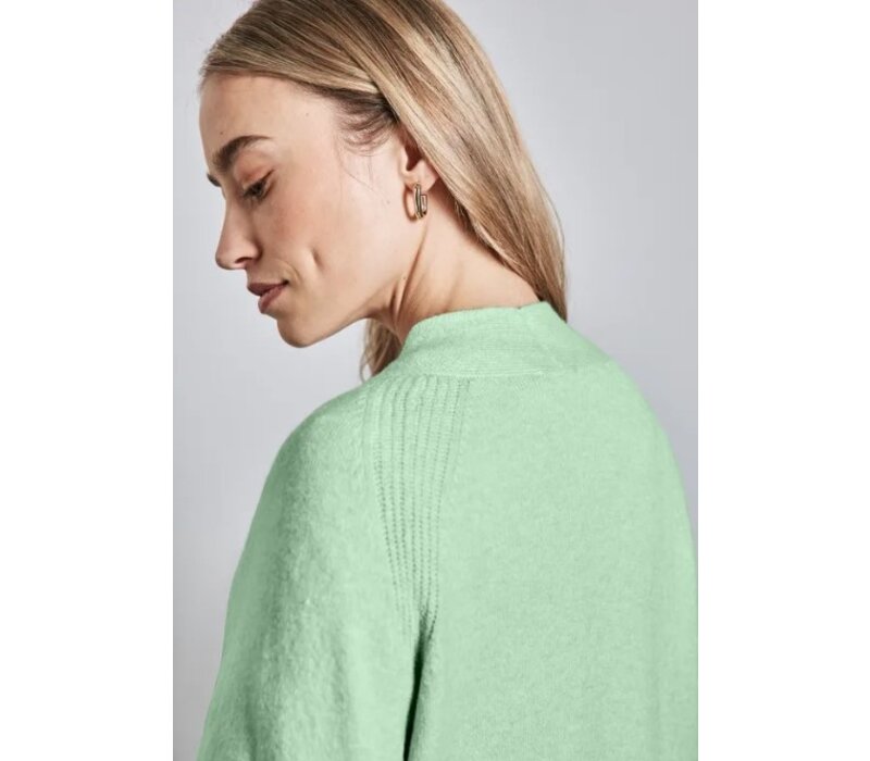 Street One Long Easy Cardigan Milky Green Melange